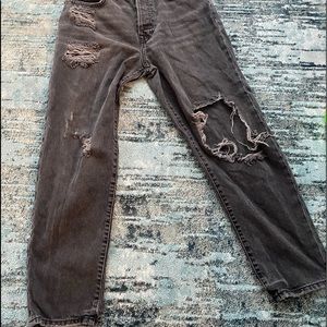 Dark Grey Baggy Jeans